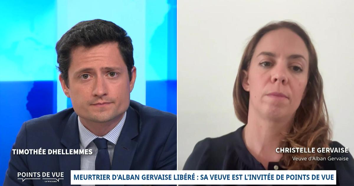 Meurtrier d'Alban Gervaise libéré : sa veuve est l'invitée de Points de Vue