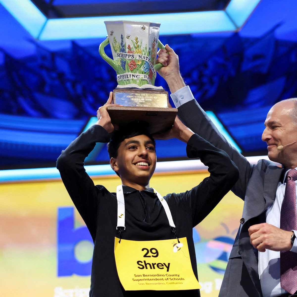 California teen Shrey Parikh wins Scripps National Spelling Bee - The Globe  and Mail