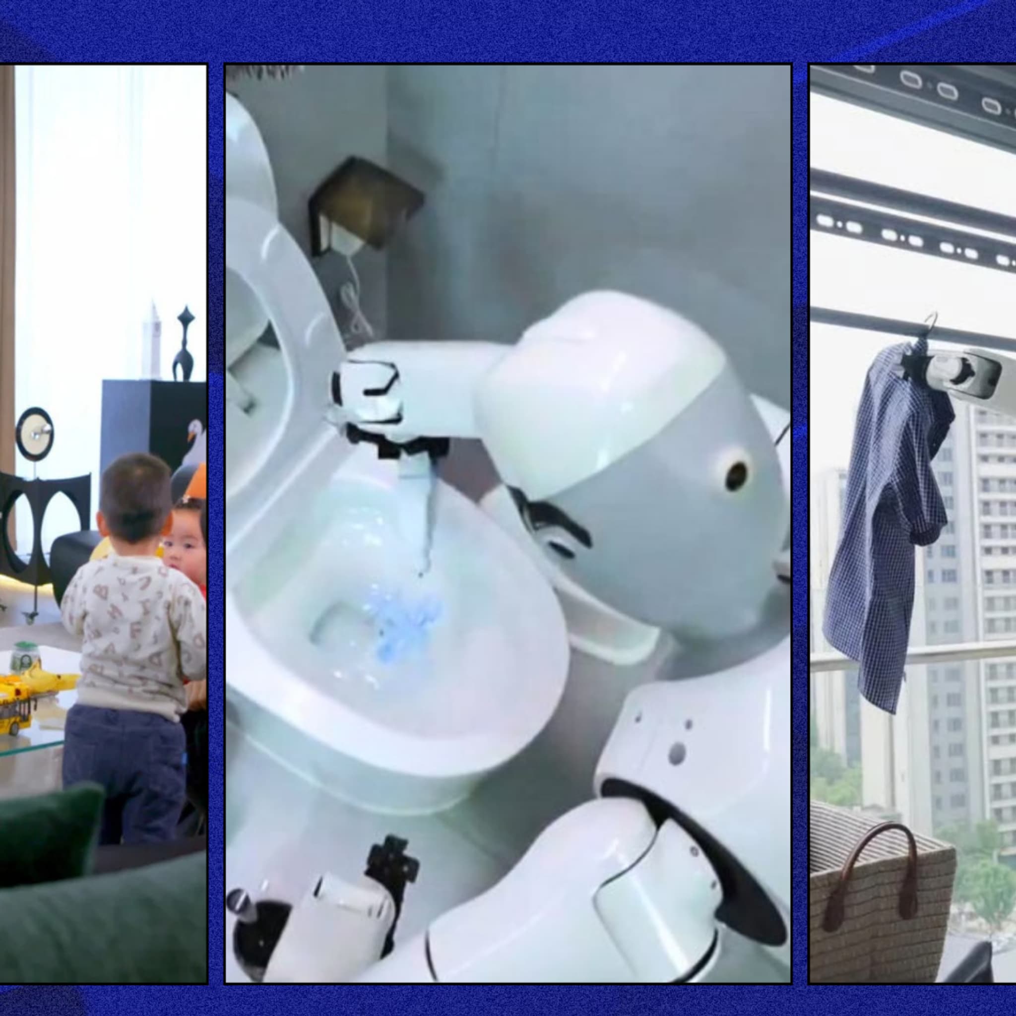 Ils seront capables de faire le ménage, la cuisine, la lessive et d'aider  les personnes âgées: "première" mondiale, la Chine va déployer des robots  humanoïdes majordomes à grande échelle