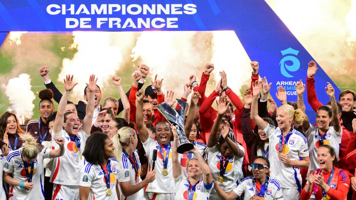 Football : les Lyonnaises s'offrent un 18e titre de champion de France  féminin