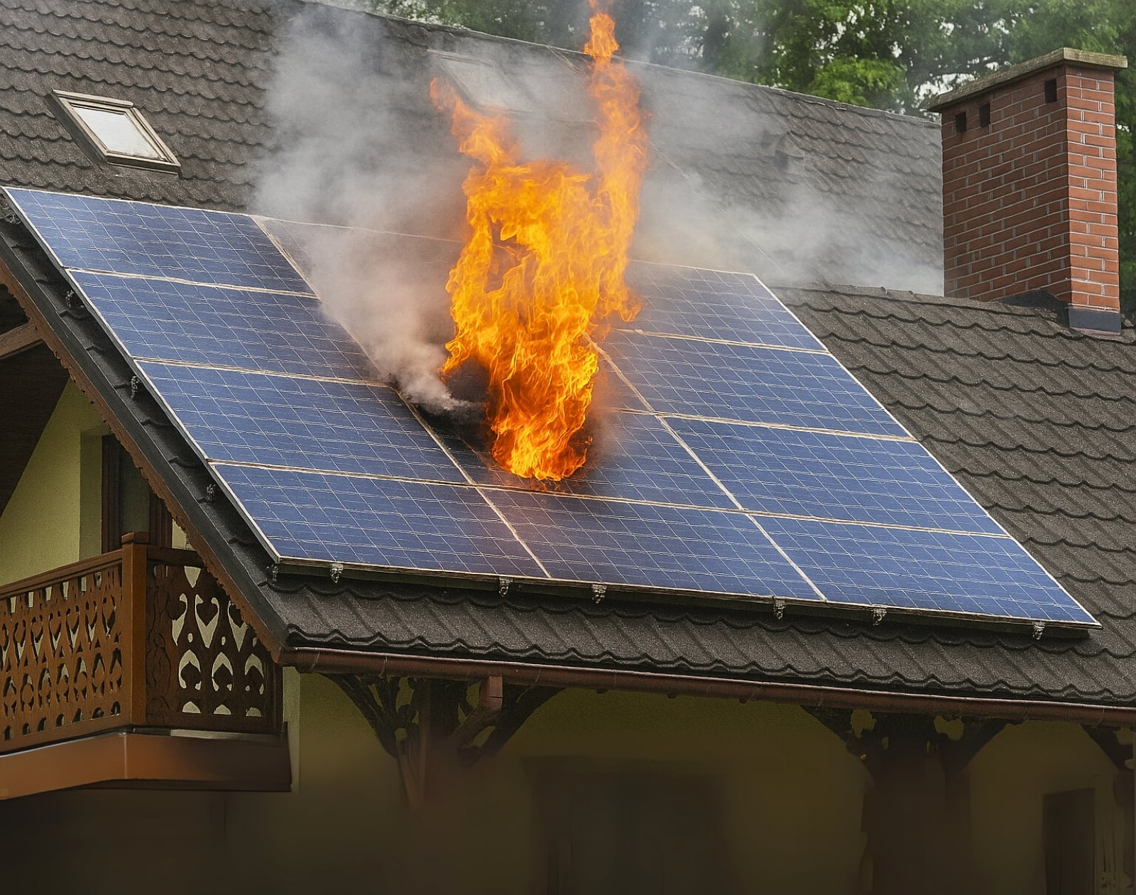 Comment éviter les feux de panneaux solaires en toiture ? - Révolution  Énergétique