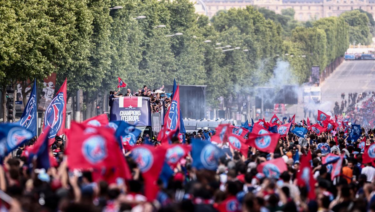 Ligue des Champions : pas de parade prévue sur les Champs-Élysées en cas de  victoire du PSG - ICI