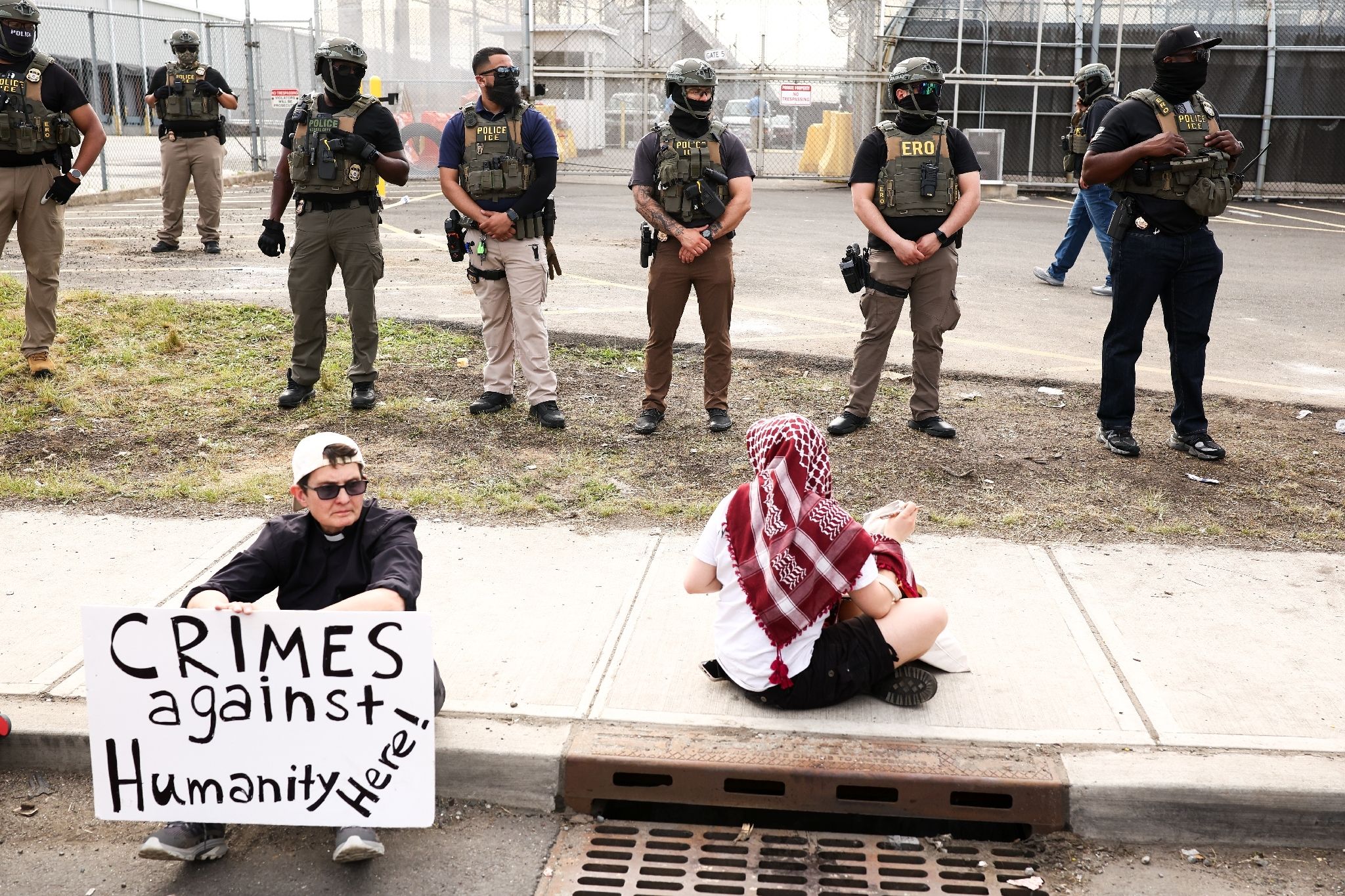 La police de l'immigration recule après des manifestations devant un centre  de détention du New Jersey