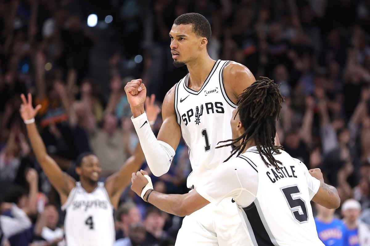 Vidéo. NBA : Wembanyama et les Spurs dominent largement le Thunder et  reviennent à 2-2 en finale de conférence