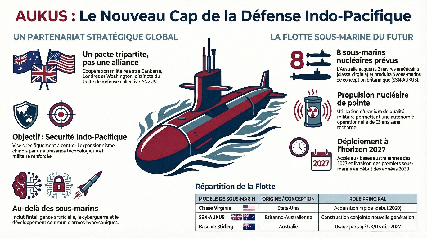 Après avoir trahi la France et « promis la Lune » aux Australiens, les  Américains décident enfin d'accélérer avec un milliard de dollars débloqué  pour AUKUS