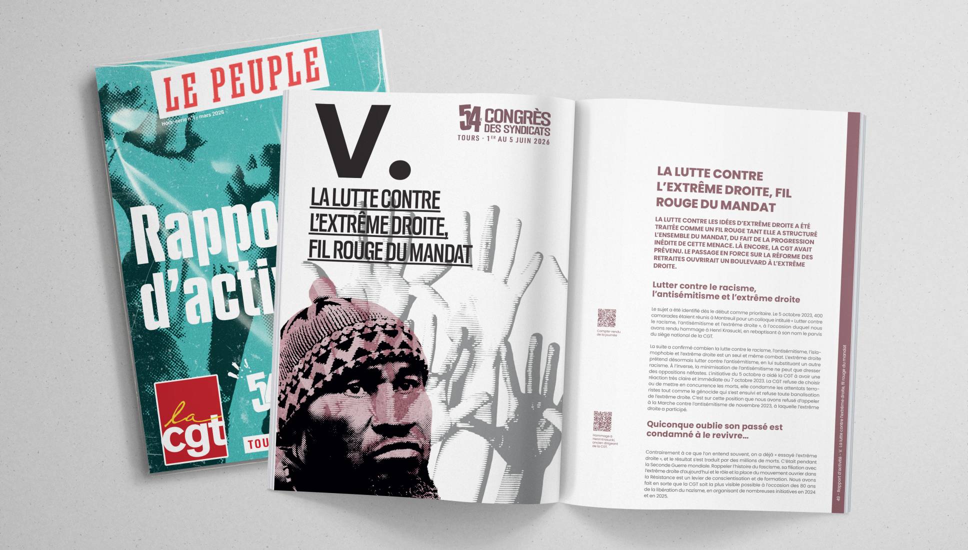 54e congrès : le rapport d'activité | CGT
