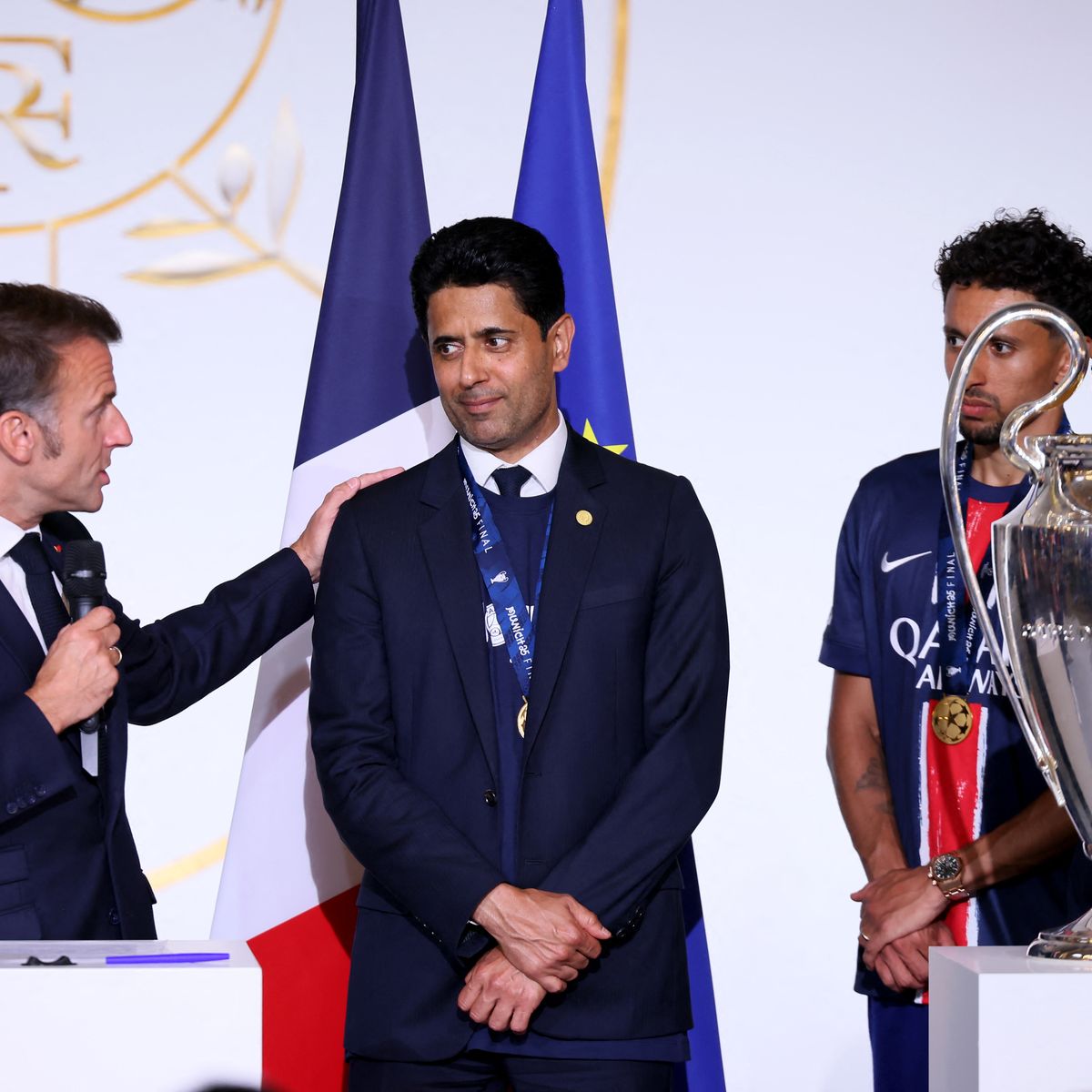 VIDEO. Ligue des champions : Emmanuel Macron condamne des violences  "inacceptables" lors des célébrations du titre du PSG, avant de féliciter  les joueurs – franceinfo