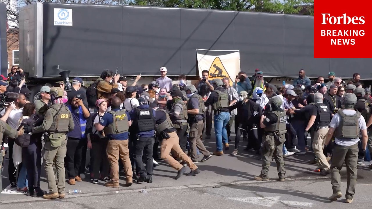 Dans le New Jersey, des affrontements aux abords d'un centre de l'ICE