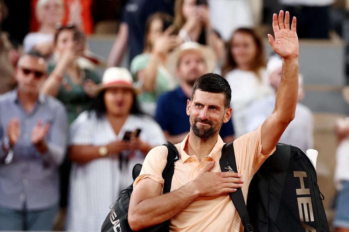 Roland-Garros : «Je ne sais pas si c'est mon dernier», assure Djokovic  après sa défaite contre Fonseca