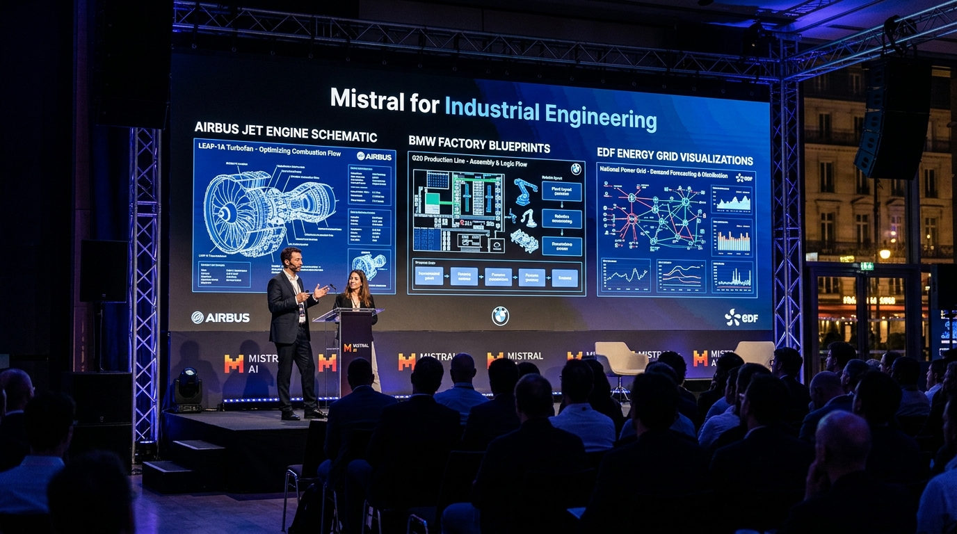 Mistral AI lance « Mistral for Industrial Engineering » avec Airbus, BMW,  EDF et CMA CGM comme clients de lancement | RoboActu