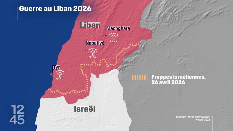 Israël déclare "zone de combat" une grande partie du sud du Liban | RTS