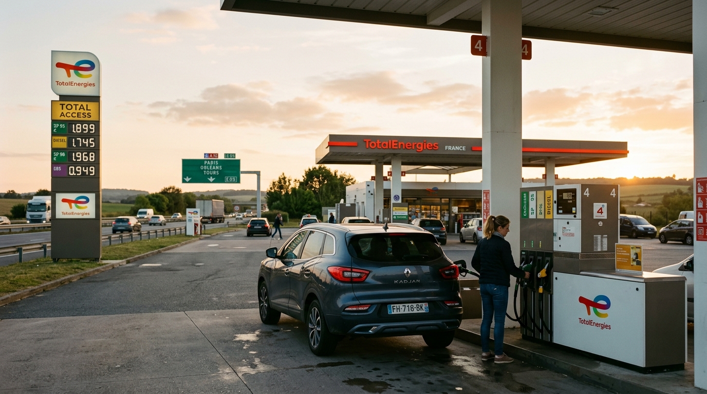 TotalEnergies prolonge le blocage de ses prix carburants…
