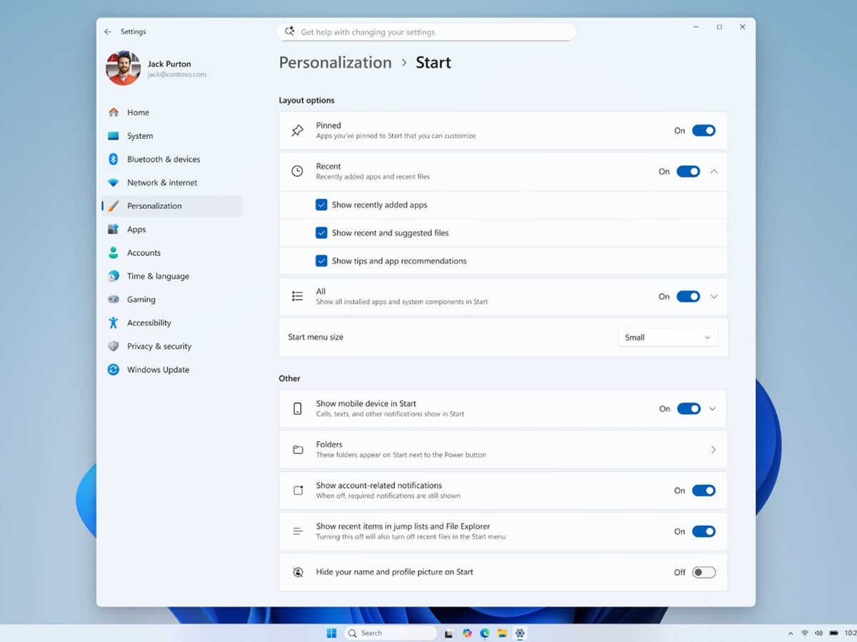 Windows 11 Insider Build 26300.8553 vous permet enfin de personnaliser le menu  Démarrer - NotebookCheck.biz News