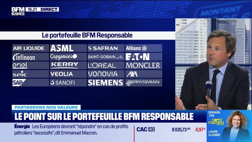 Le portefeuille "BFM-Responsable" : Nouvelle semaine de surperformance ! -  04/05 - Vidéo Dailymotion
