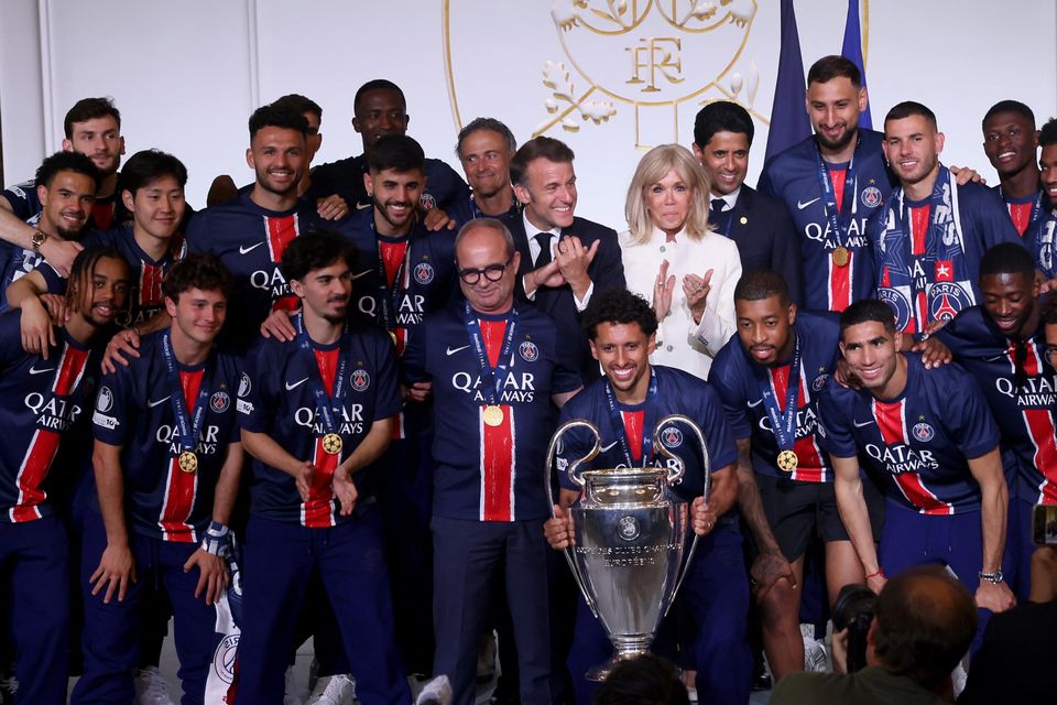 Dans les coulisses de la réception du PSG à l'Elysée