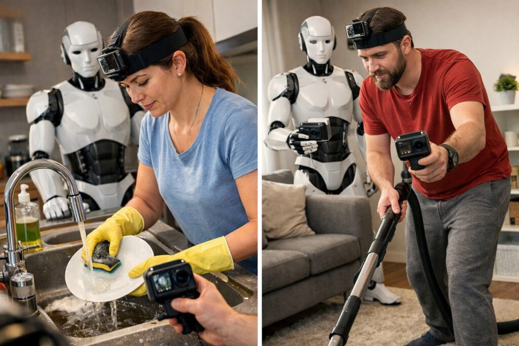 Une startup d'IA va nettoyer des maisons gratuitement pour entraîner les  robots de demain