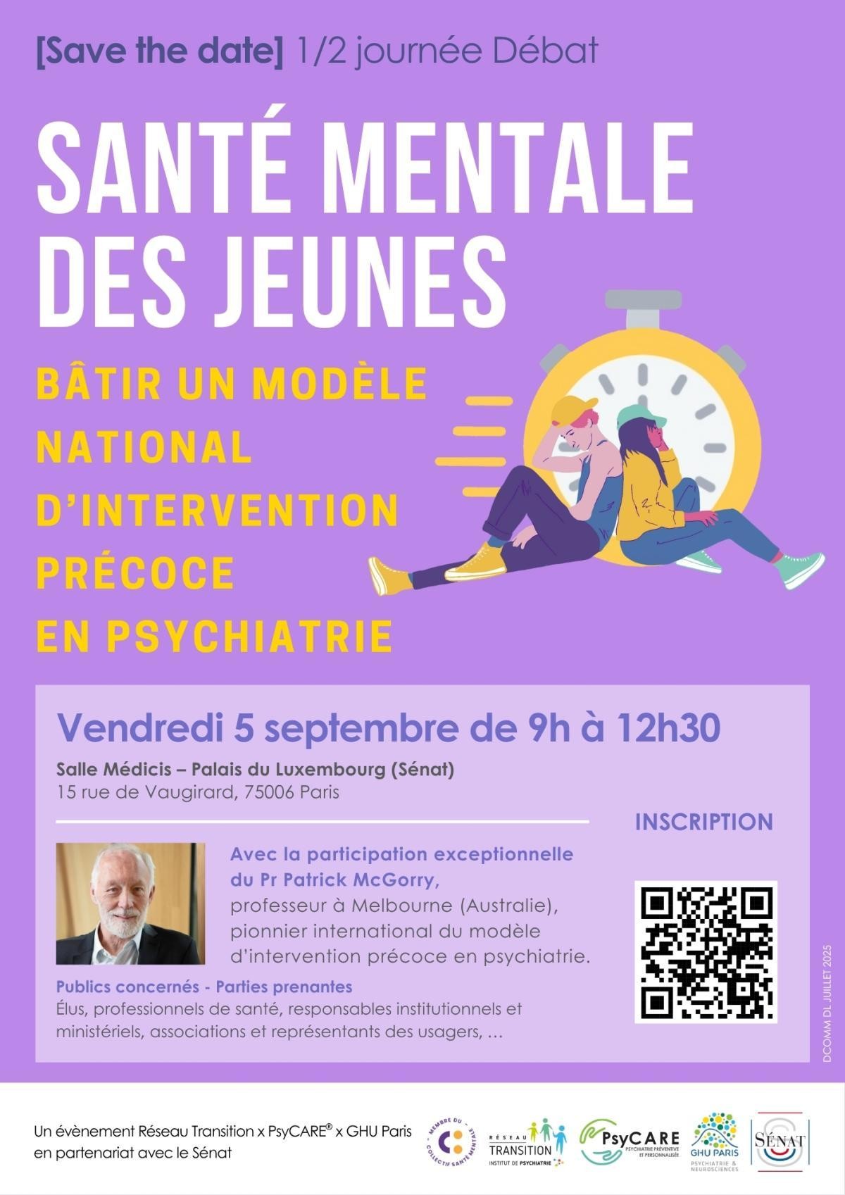 Santé Mentale des jeunes : bâtir un modèle national d'intervention précoce  | FEHAP