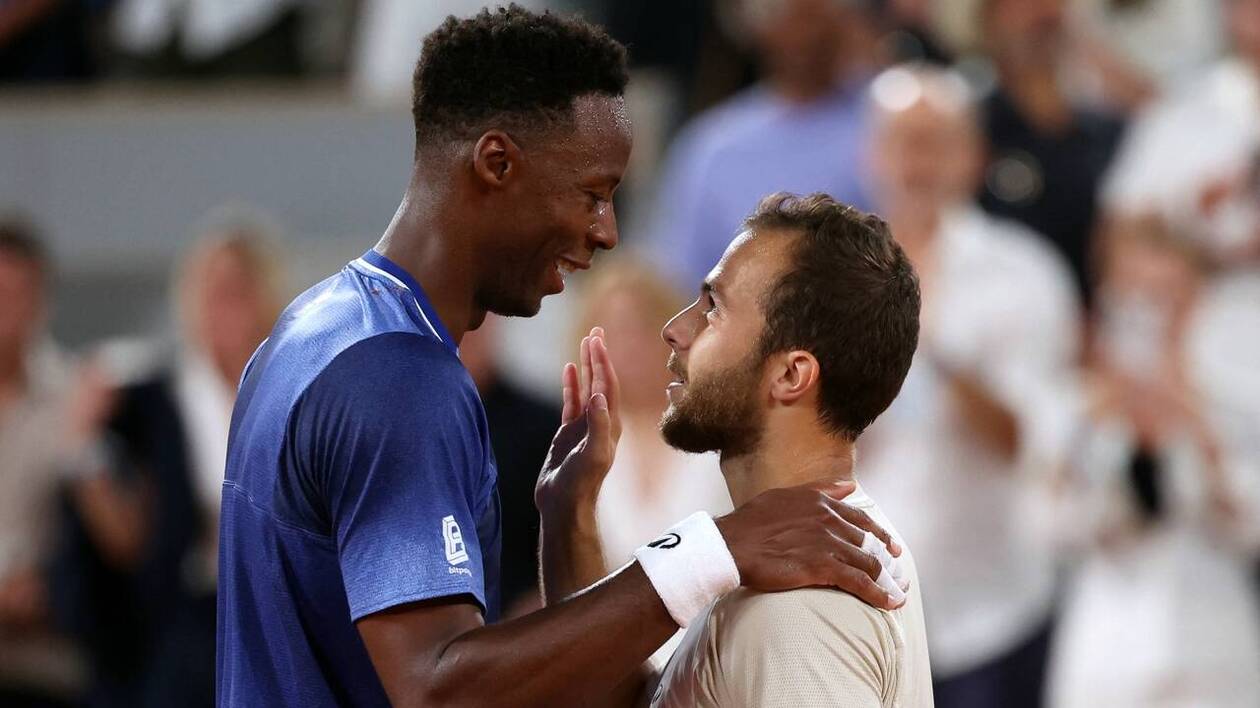 EN IMAGES. Revivez les adieux de Gaël Monfils à Roland-Garros après sa  défaite contre Hugo Gaston