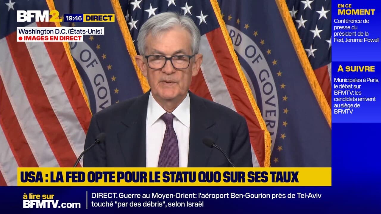 Fed: l'envolée des prix de l'énergie va accentuer l'inflation "à court  terme", dit Jerome Powell