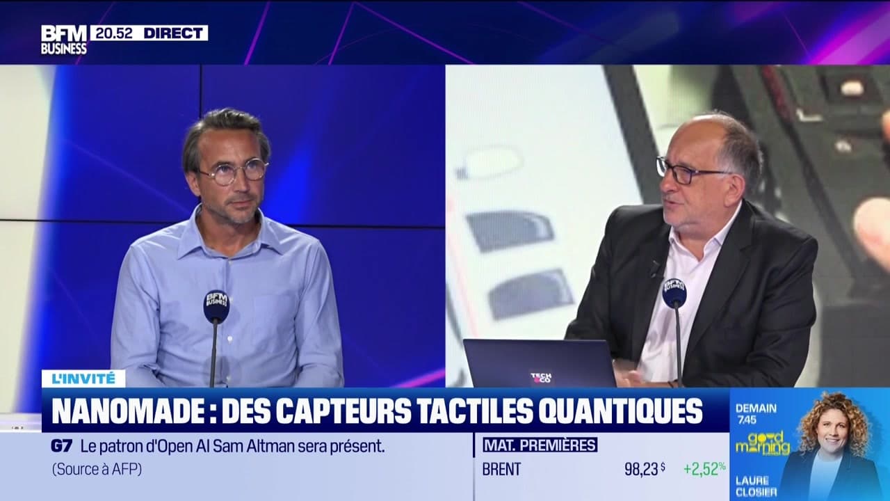 Olivier de Tremaudan (Nanomade) : Nanomade présente ses capteurs tactiles  quantiques - 03/06