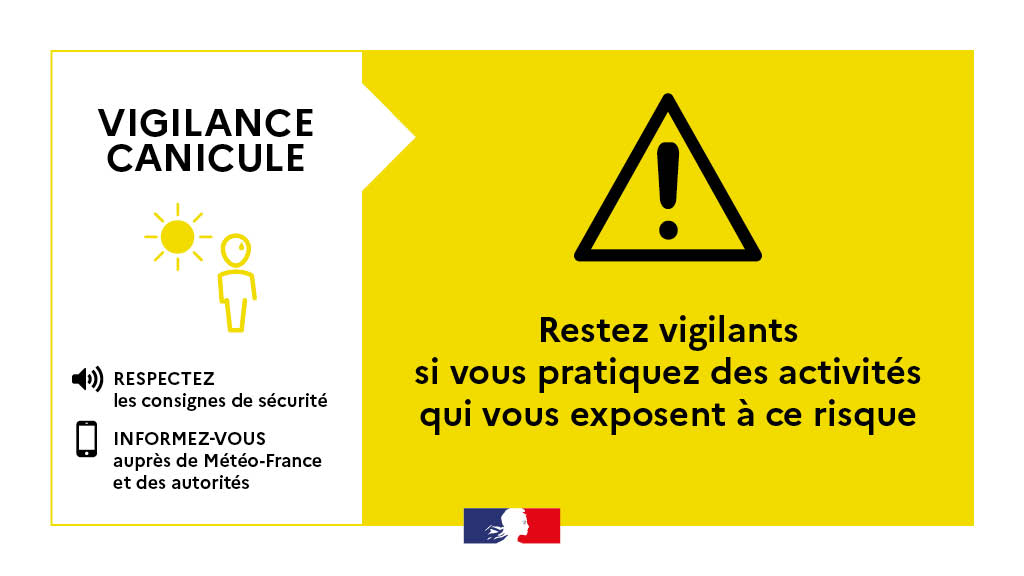 vigilance Canicule | Le Morbihan en vigilance jaune à partir de dimanche 25  mai 2026 à 12h - 2026 - Espace presse - Espace Presse - Actualités - Les  services de l'État en Morbihan