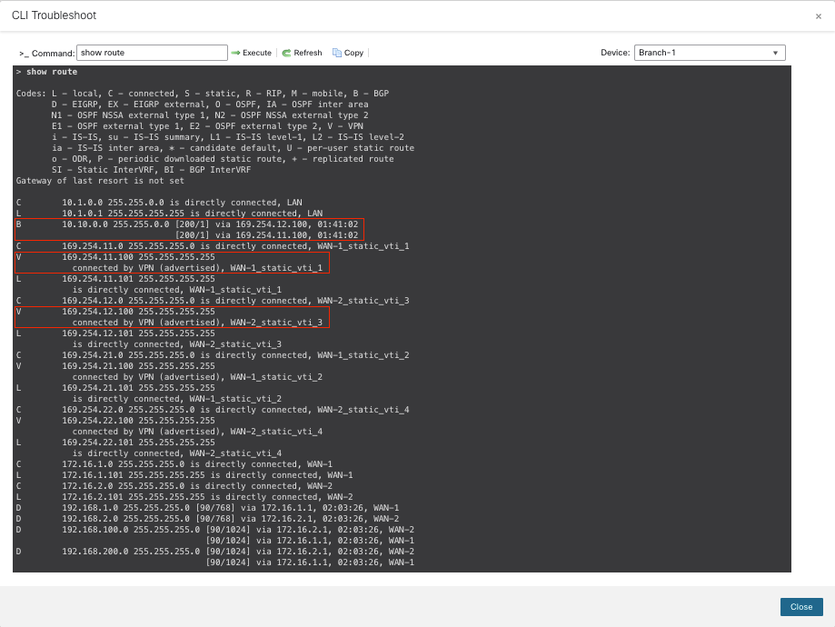 Configuration de la topologie à deux FAI avec deux concentrateurs et quatre  rayons dans la même région - Cisco