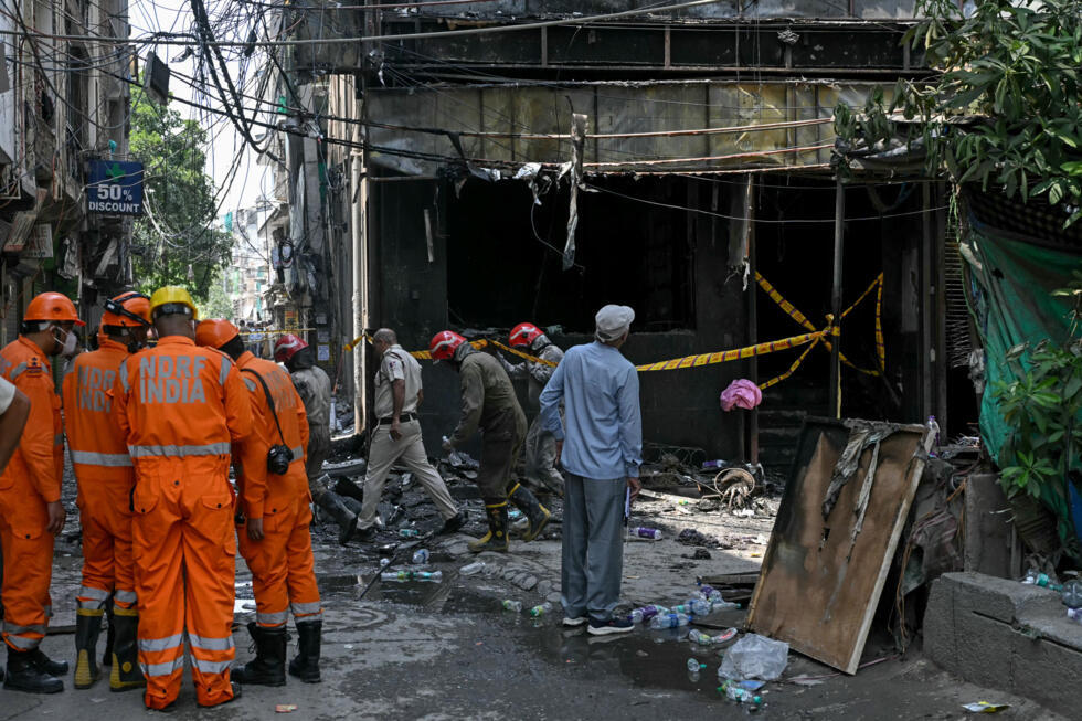 Inde: au moins 21 morts dans l'incendie d'un hôtel de la capitale New Delhi