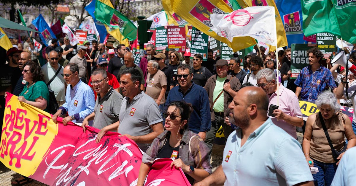 Un signal pour le gouvernement et le Parlement»: Grève générale au Portugal  contre la réforme du code du travail | blue News