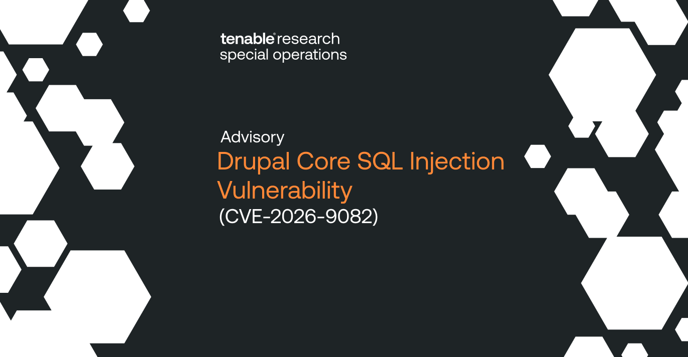 CVE-2026-9082: Critical Drupal Core SQL Injection Vulnerability | Tenable®