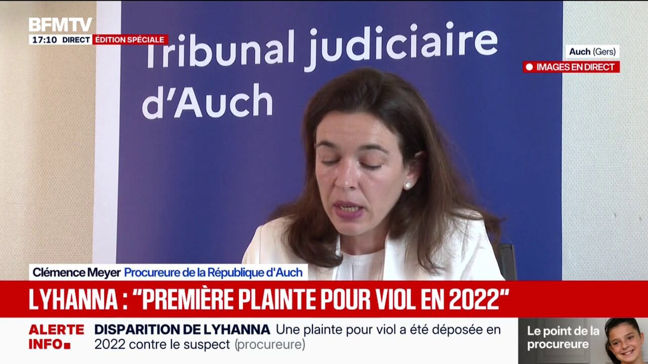 Disparition de Lyhanna: les enquêtes judiciaires visant le suspect "vont  être regroupées", indique la procureure d'Auch - Yahoo Actualités France