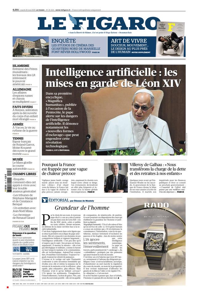 Le Figaro édition numérique du 26 mai 2026