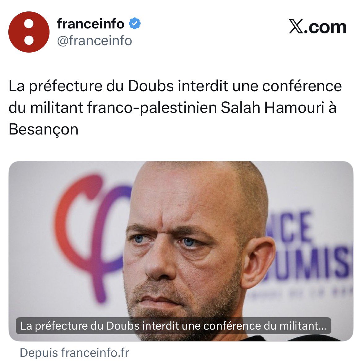 La honte, encore…