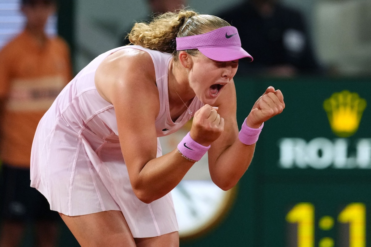 La première finaliste de Roland-Garros est connue et a 19 ans: Mirra  Andreeva domine Marta Kostyuk et se hisse en finale - L'Avenir