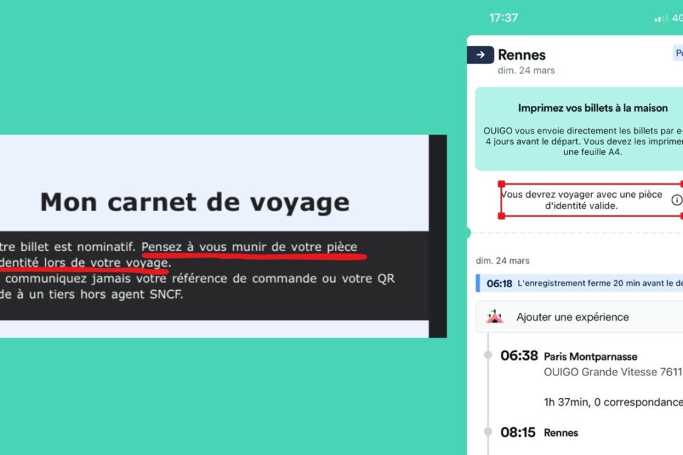 SNCF : un contrôleur peut-il exiger votre pièce d'identité à bord d'un  train ?