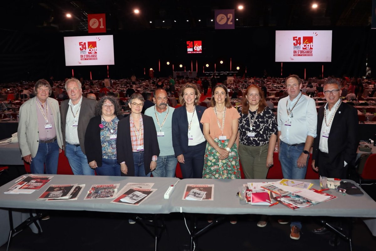 54e congrès de la CGT : Sophie Binet et la direction confédérale sortent  renforcées par l'adoption du rapport d'activité - L'Humanité