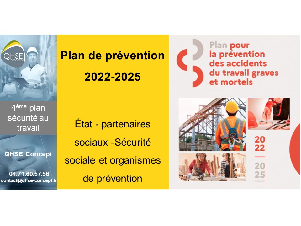 Plan Prévention 2022-2025 - QHSE Concept
