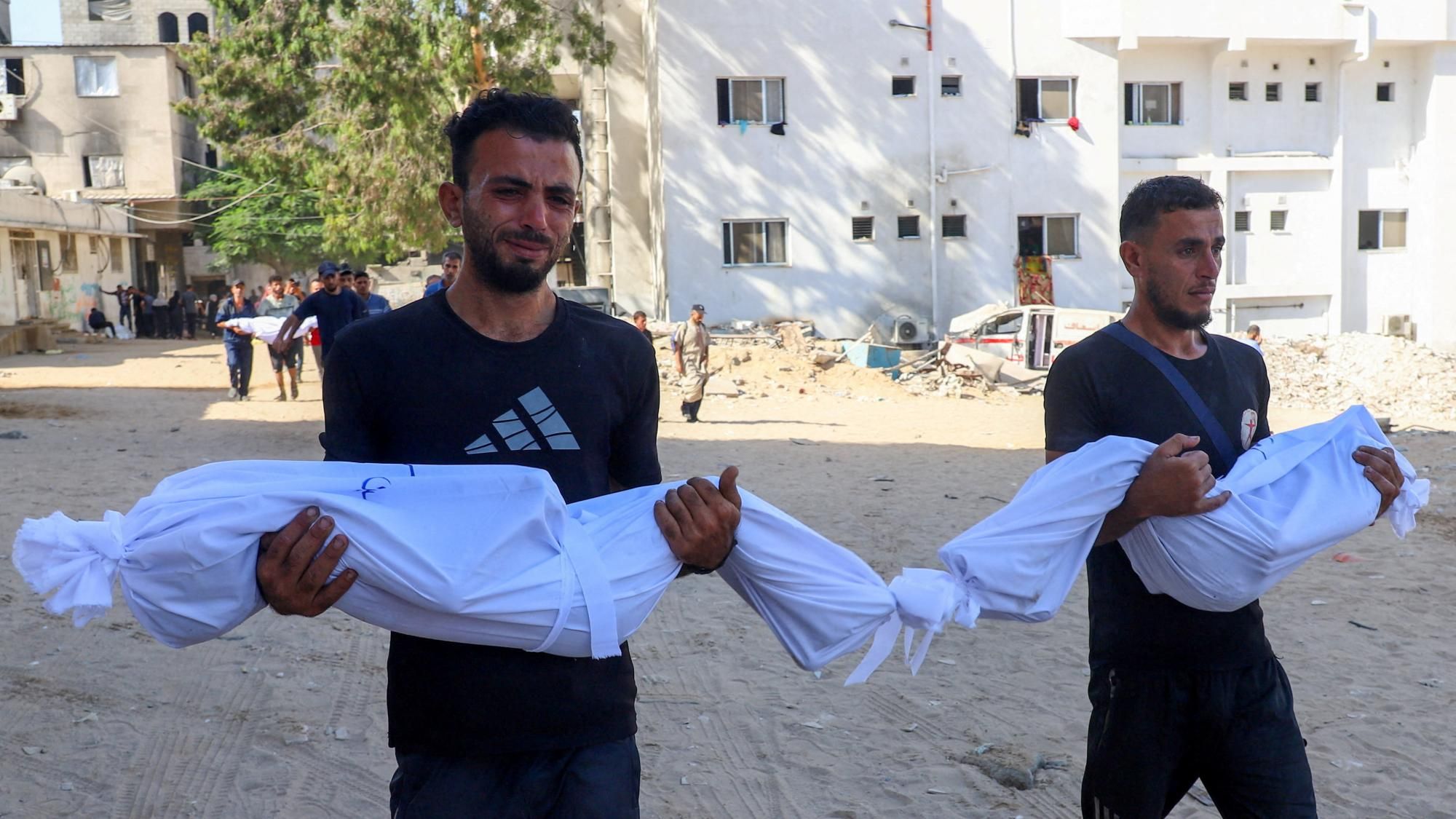 Gaza City medics describe hospital overwhelmed by casualties from Israeli  strikes