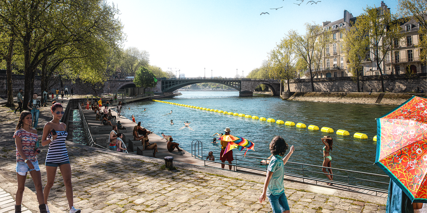 Trois sites de baignade dans la Seine à Paris ouvriront cet été, du 5  juillet au 31 août