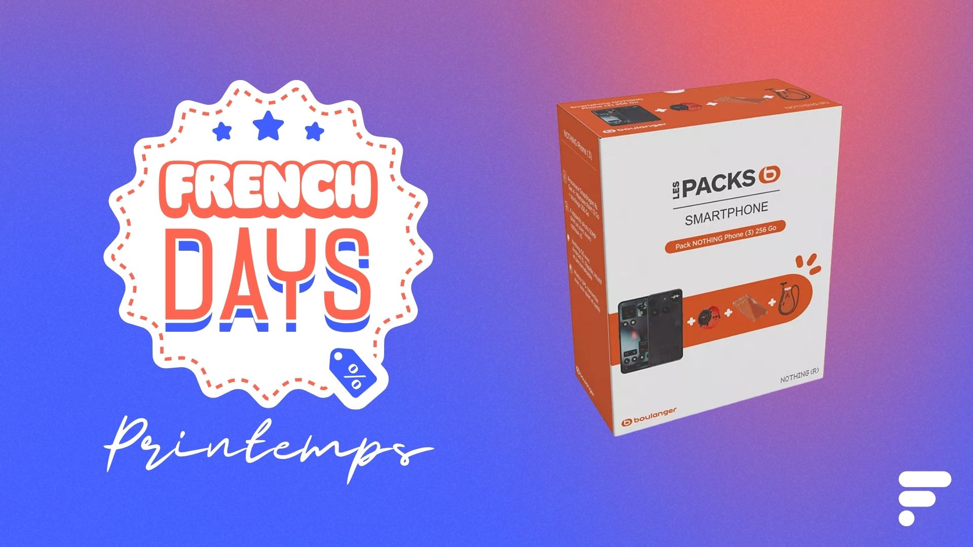 French Days 2026 : belle promo sur le pack Nothing Phone (3) chez Boulanger  — Frandroid