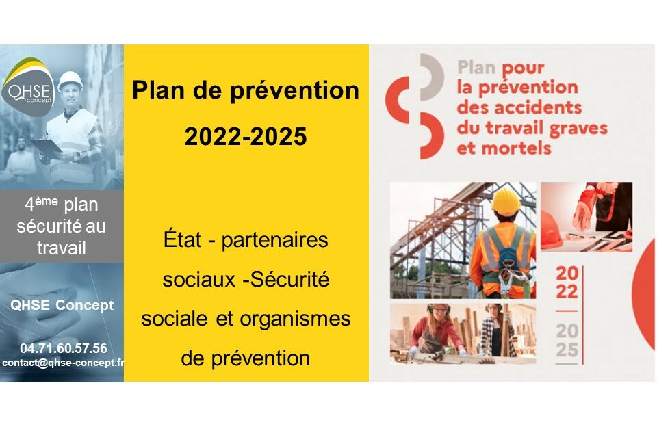 Plan Prévention 2022-2025 - QHSE Concept