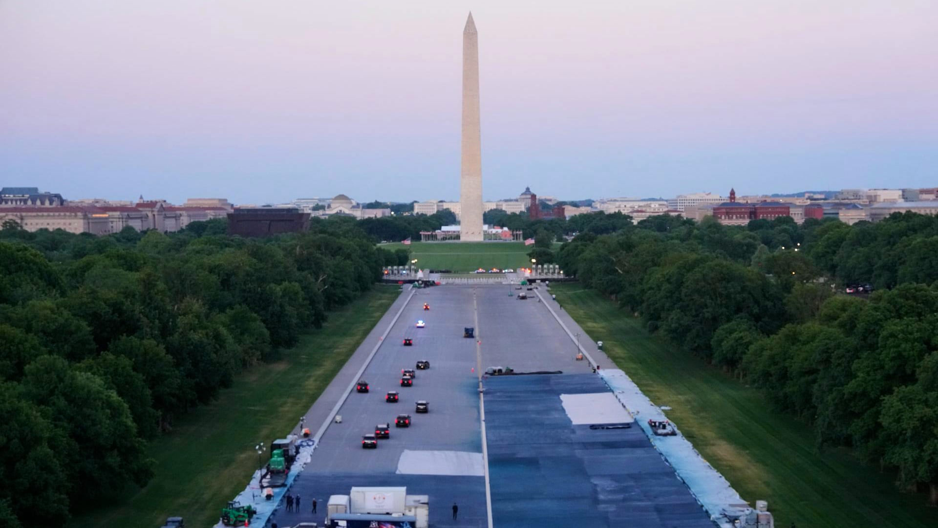 Trump poursuivi en justice pour la rénovation du bassin du Lincoln Memorial  | Watch