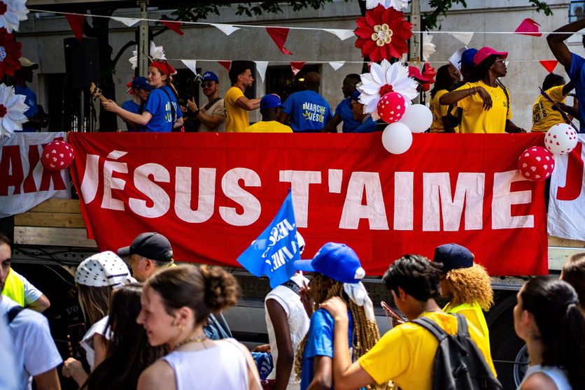 Les catholiques présents à la Marche pour Jésus : « Cette année, on monte  en puissance »