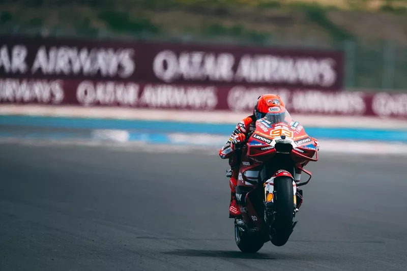 EL2 - Márquez se montre, devant Di Giannantonio et Acosta
