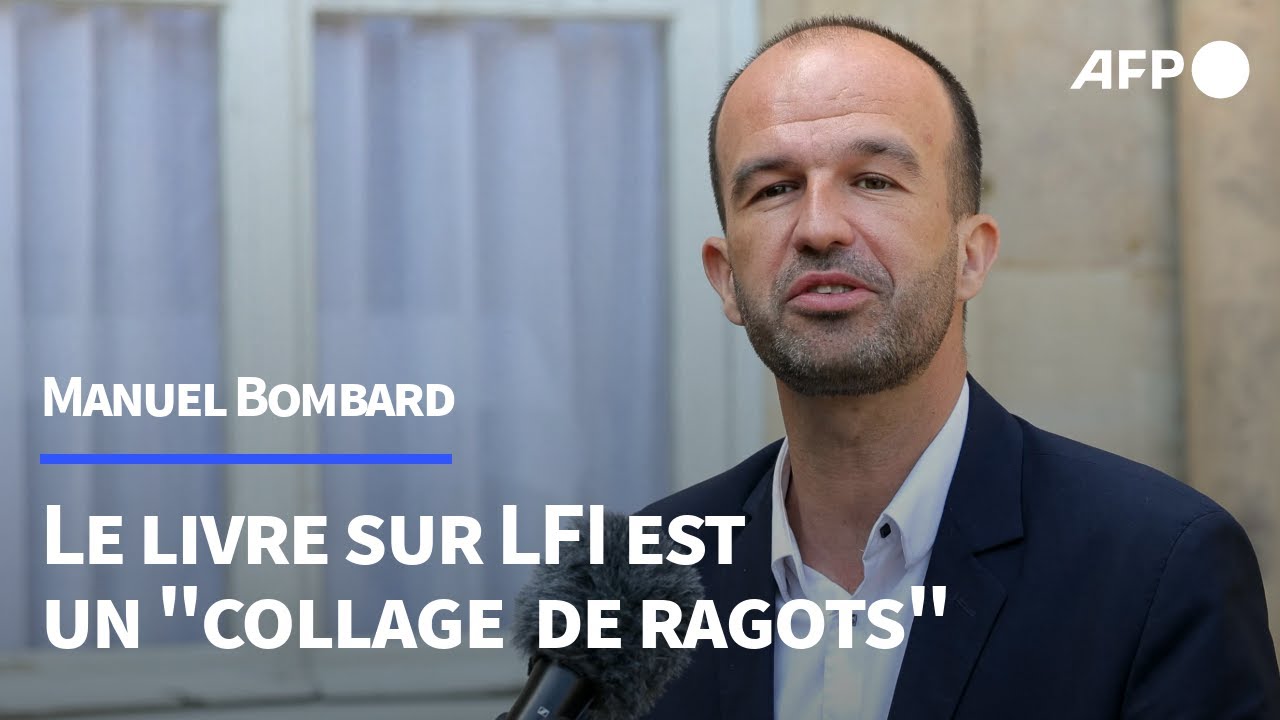 Manuel Bompard réagit à la sortie d'un livre-enquête sur LFI | AFP Extrait  - YouTube