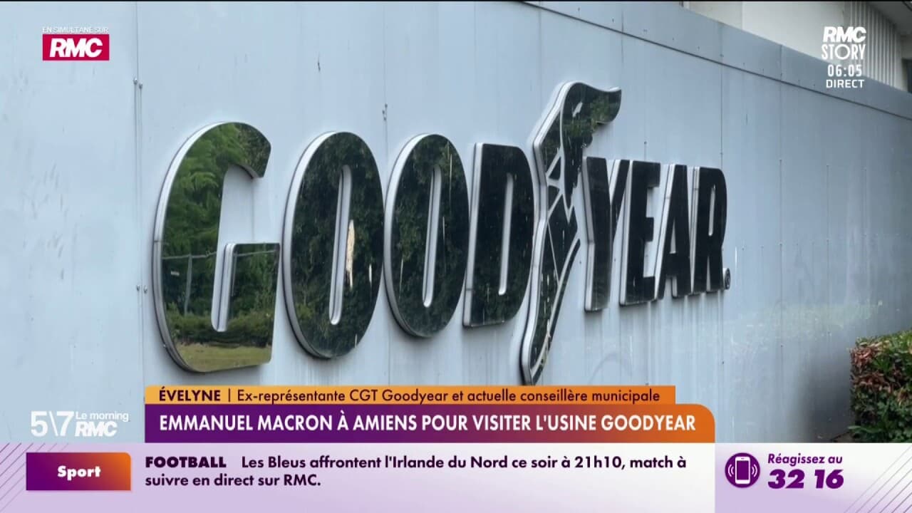 Emmanuel Macron se rend à Amiens pour visiter l'usine Goodyear