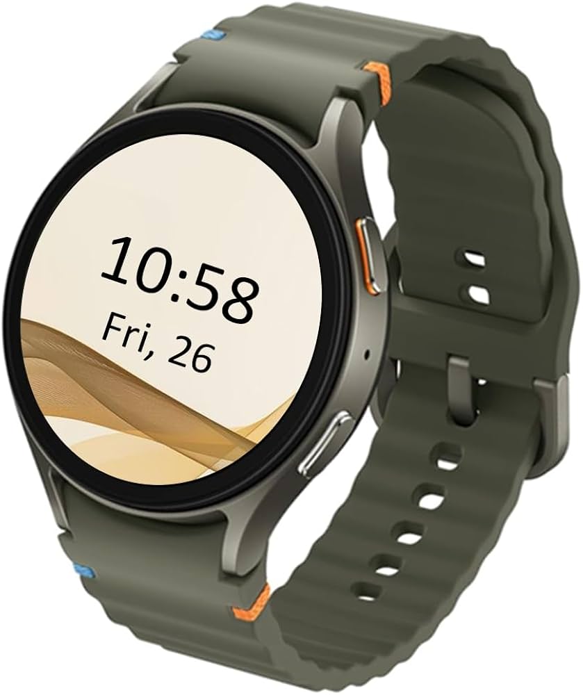 Montre connectée Samsung Watch7 44 mm Bluetooth Vert : Amazon.fr: High-Tech