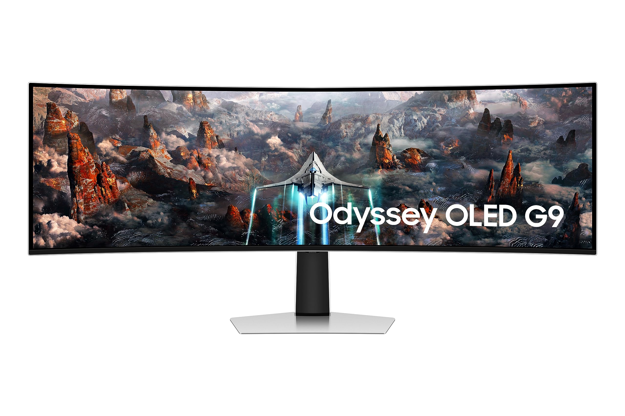 Samsung Ecran PC Odyssey OLED G9 49'' 240Hz , 0.03ms, Dalle OLED Incurvée  1800R,Dual QHD : 5120 x 1440,AMD FreeSync Premium Pro,Compatible G-Sync,  Core Lightning +,Pied Ajustable, USB C,HDMI : Amazon.fr: Informatique
