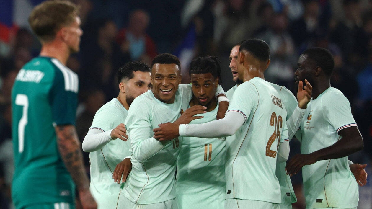 France - Irlande du Nord. Grâce à un triplé d'Olise, les Bleus remportent  leur dernier match avant la Coupe du monde