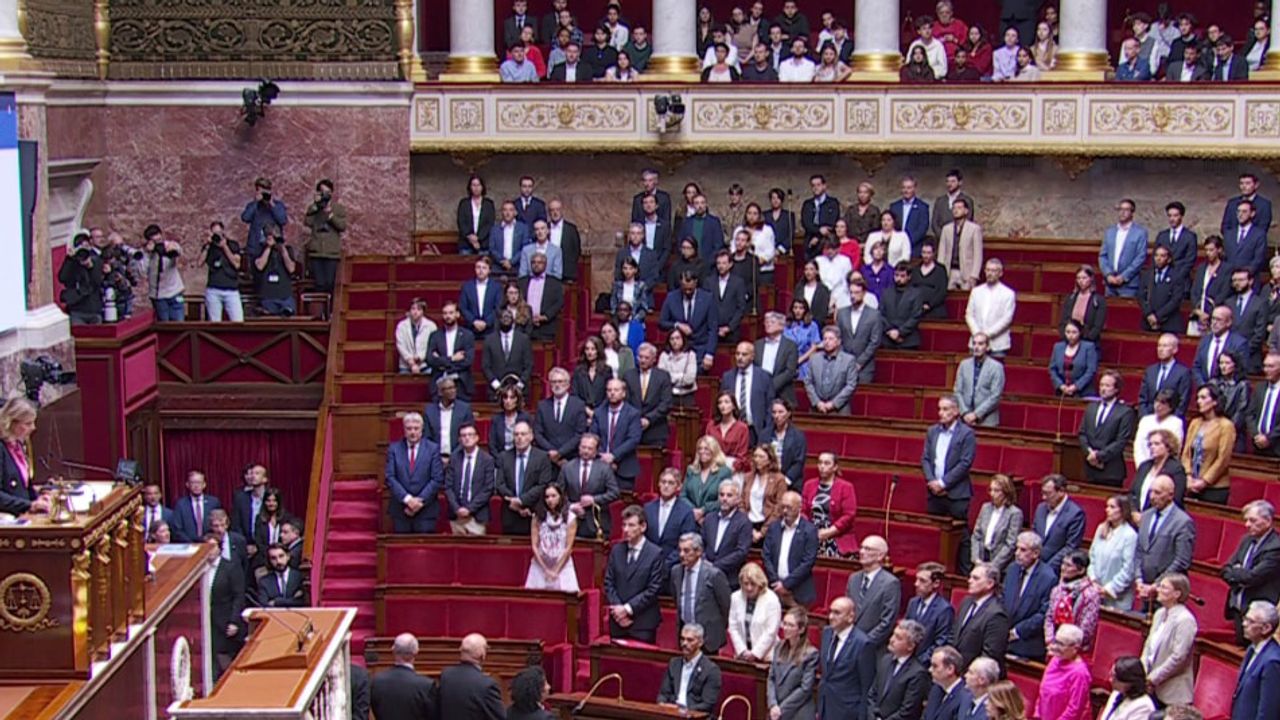 EN DIRECT - Mort de Lyhanna : une minute de silence observée à l'Assemblée  nationale | TF1 Info