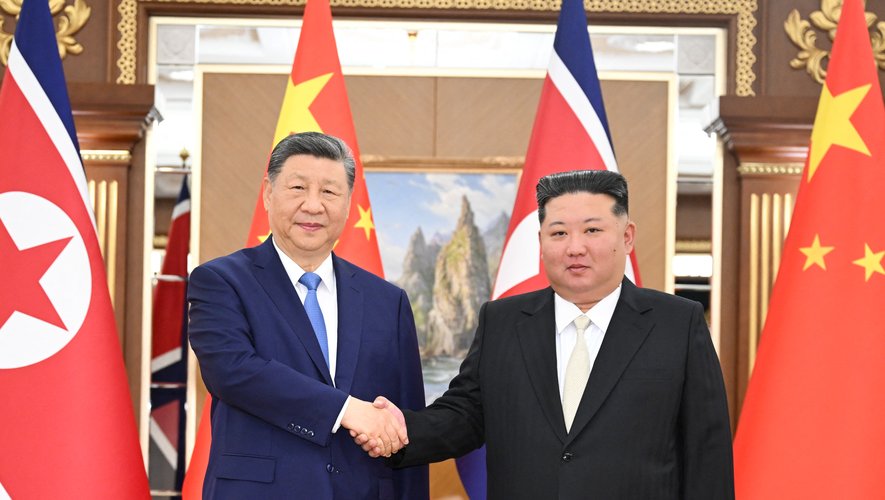 Tensions en Asie : "Un nouveau point de départ historique"... Xi Jinping  promet un soutien indéfectible à Kim Jong-un - lindependant.fr